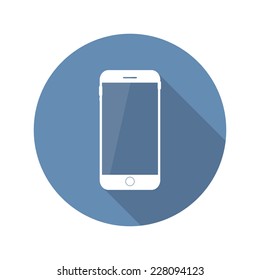Modern Flat Mobile Icon Vector Illustration