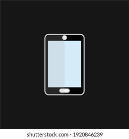  Modern flat mobile phone design. Smartphone application.  Smartphone flat image for any propouse.