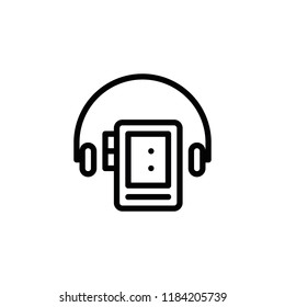 Modern flat mp3 icon