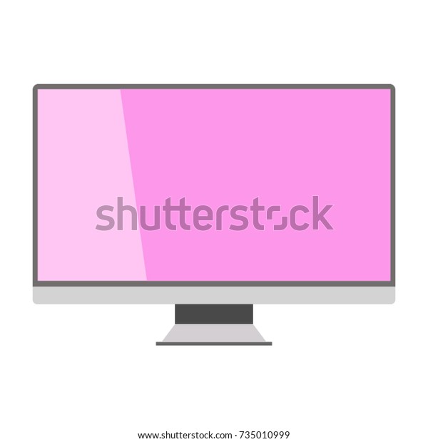 Computer Monitor Stock Vector (Royalty 