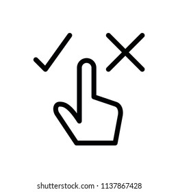 Modern flat pointer icon