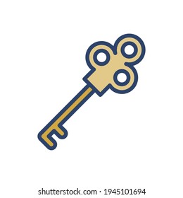 Modern flat privacy colorful icon