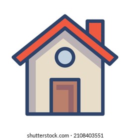 Modern flat property icon symbol