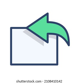 Modern flat quit icon symbol