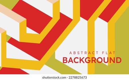 Modern flat shaded color background. simple abstract presentation slide cover.