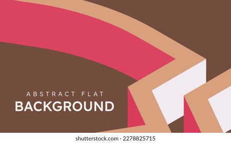 Modern flat shaded color background. simple abstract presentation slide cover.