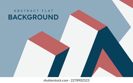 Modern flat shaded color background. simple abstract presentation slide cover.