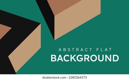 Modern flat shaded color background. simple abstract presentation slide cover.