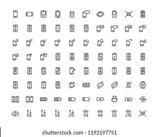 Modern flat smart phone