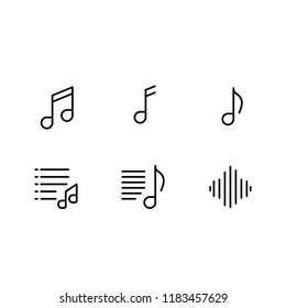 Modern flat sound icon