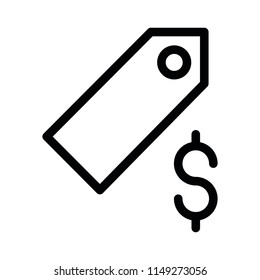 Modern flat tag icon