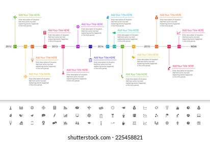 Timeline Template Vector Art, Icons, and Graphics for Free Download