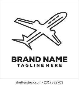 Modern Flat Travel logo designs, Plane logo template designs, Logo symbol icon