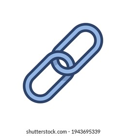 Modern flat url colorful icon