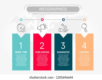 Modern Flat Vector Illustration Template Infographics Stock Vector ...