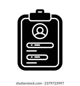 Modern flat vector of resume, get hold this beautifully design icon of curriculum vitae