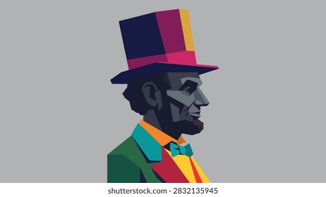 Modern flat vector side