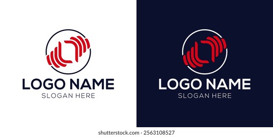 Modern Flat Viewfinder Focus Logo Icon vector illustration symbol.