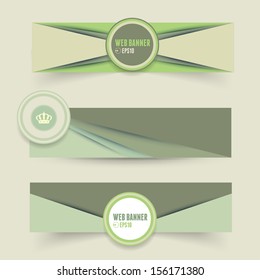 Modern Flat Web Banners Vector Collection