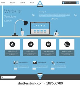 Modern Flat Website Template