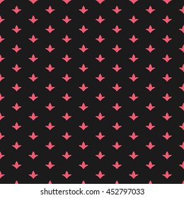 Modern Fleur de lis background pattern, heraldic symbol, flowers decorative backdrop design - vector illustration