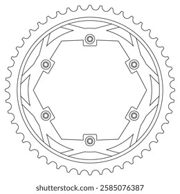 modern floating cnc motor gear shape design 018