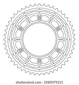modern floating cnc motor gear shape design 028