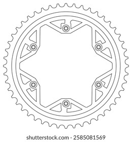 modern floating cnc motor gear shape design 045