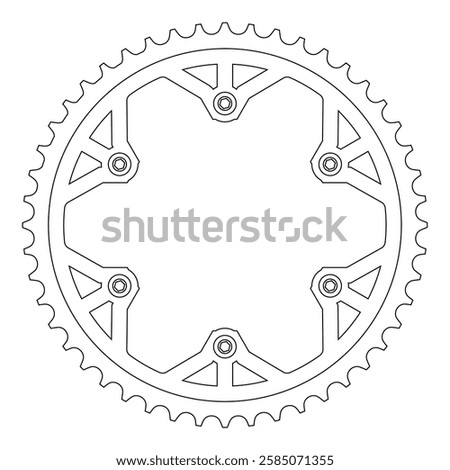 modern floating cnc motor gear shape design 03