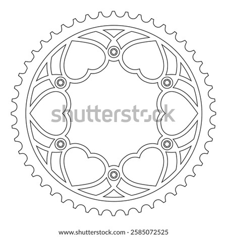 modern floating cnc motor gear shape design 07