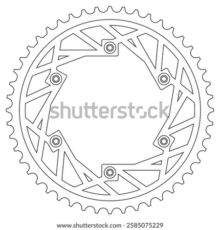modern floating cnc motor gear shape design 015