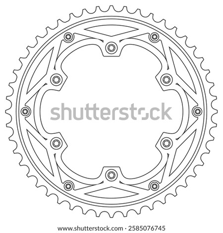 modern floating cnc motor gear shape design 020