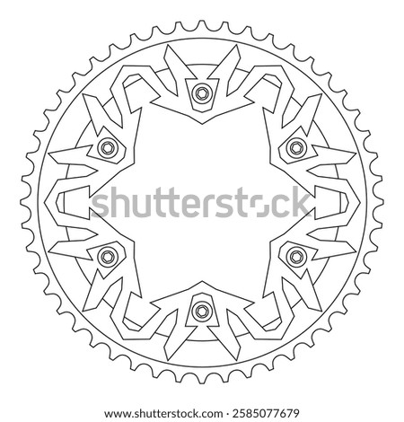 modern floating cnc motor gear shape design 026