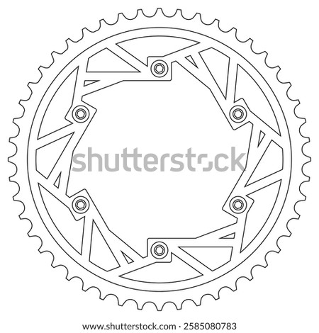 modern floating cnc motor gear shape design 037