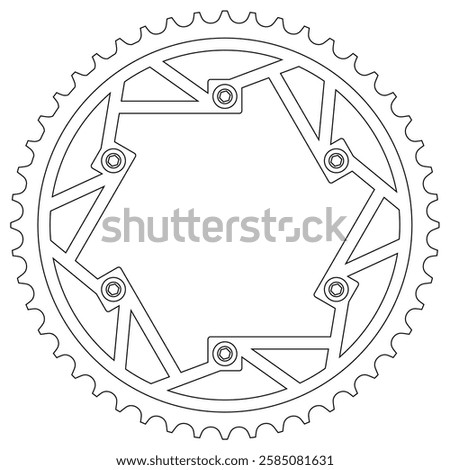 modern floating cnc motor gear shape design 046