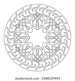 modern floating CNC motorbike racing disc shape design 053
