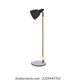 modern floor lamp cartoon. office metal, object furniture, interior electricity modern floor lamp sign. isolated symbol vector illustration