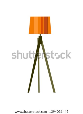 Modern Floor lamp. Vector illustration