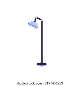 Modern floor lamps for home interior. Cartoon vector illustration.