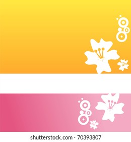 modern floral background