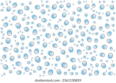 modern floral background with simple shapes