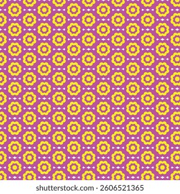 Modern Floral Daisy Pattern Design

