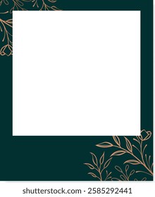 Modern floral flower vintage collage for photo book
