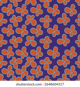 Modern floral with flowers print. Seamless pattern. Hand drawn style.