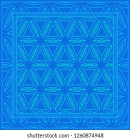 Modern Floral Geometric Pattern. Use for Design, Interior, Fashion. vector Illustration.