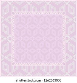 Modern Floral Geometric Pattern. Use for Design, Interior, Fashion. vector Illustration.