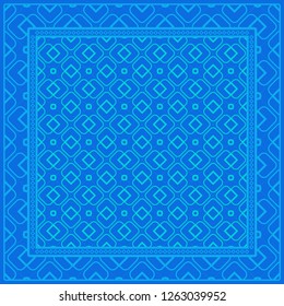 Modern Floral Geometric Pattern. Use for Design, Interior, Fashion. vector Illustration.