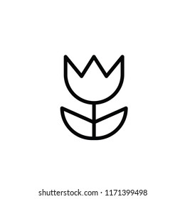 modern floral icon