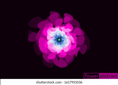 modern floral light magenta abstract texture vector