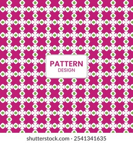 Plantilla de diseño de patrón floral moderno